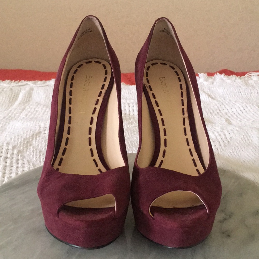 Enzo Angiolini Peep-Toe Heel